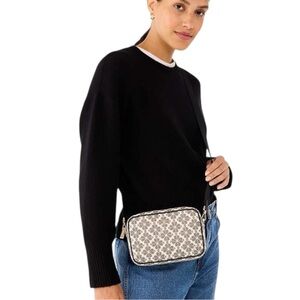 NWT Kate Spade New York Spade Flower Camera Bag – Crossbody – Neutral/Black